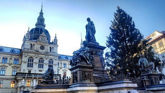 Centrale Plein van Graz